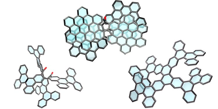 Onderzoekers herbouwen moleculen van binnenuit tot nieuwe nanokoolstof